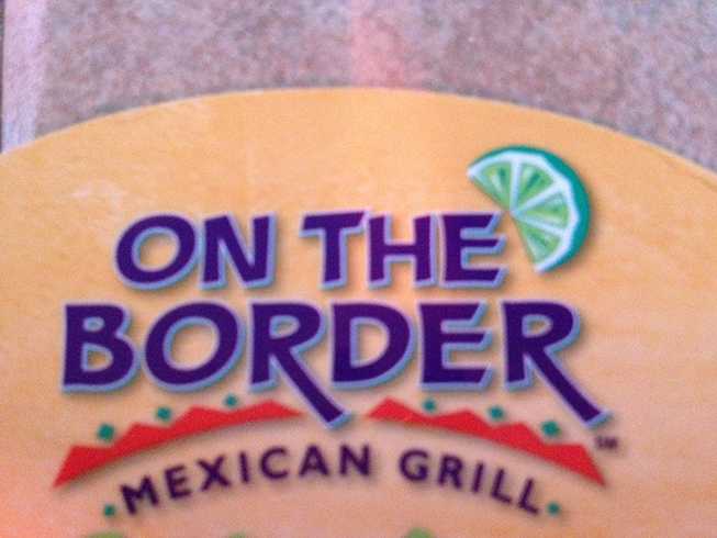 on the border